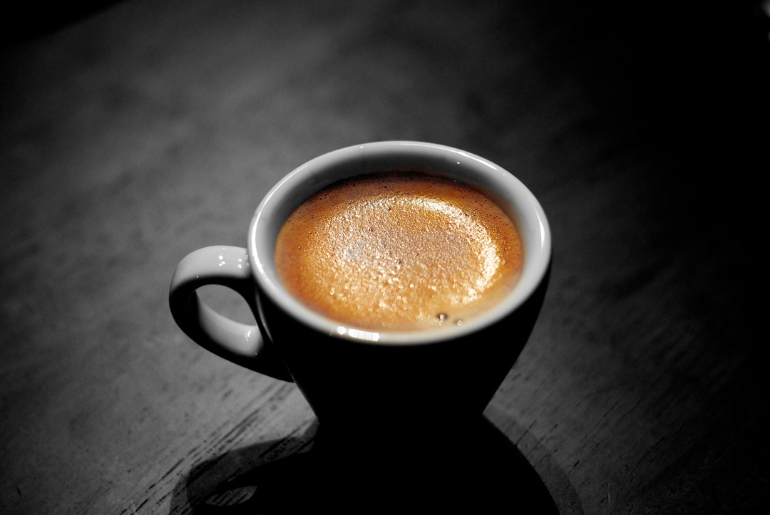 An espresso in a cup