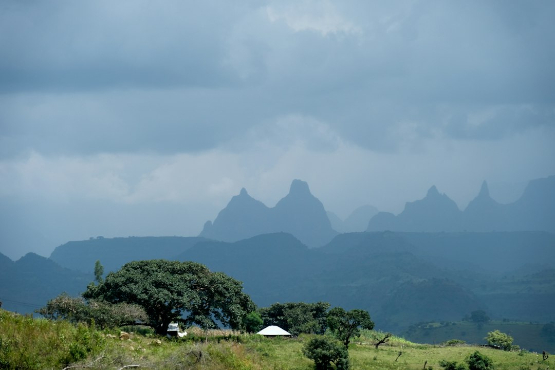 Weite Landschaft in Äthiopien