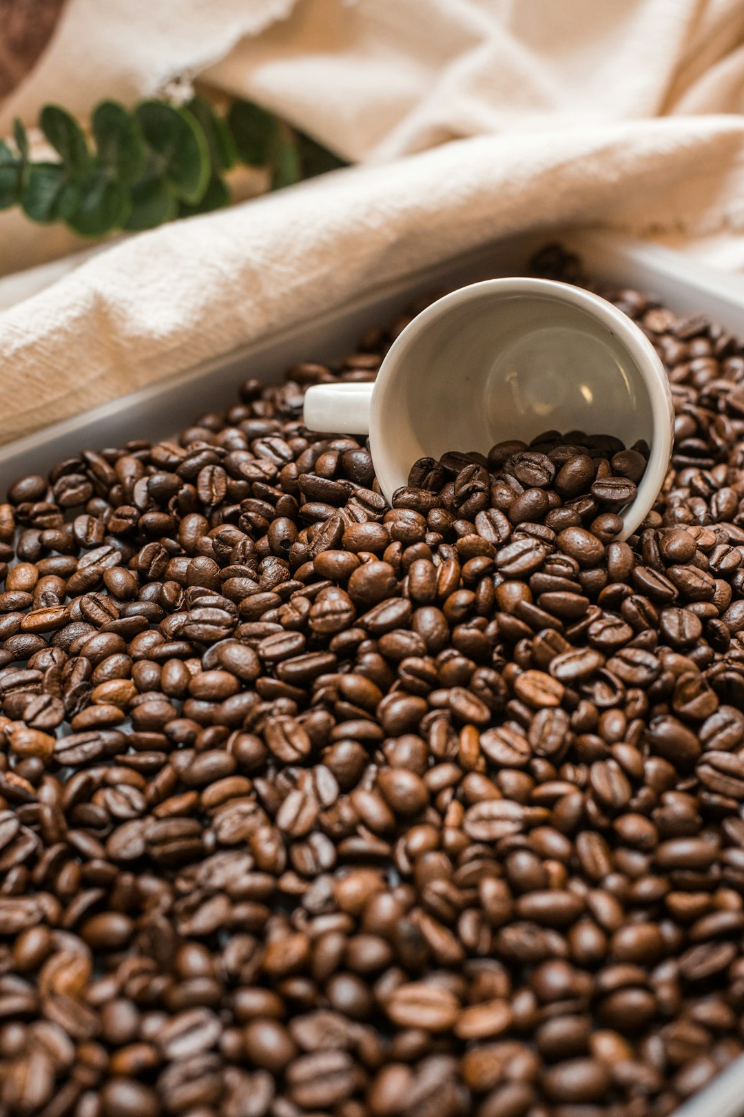 Mischung unterschiedlicher Kaffeebohnen, also ein Blend statt Single Origin