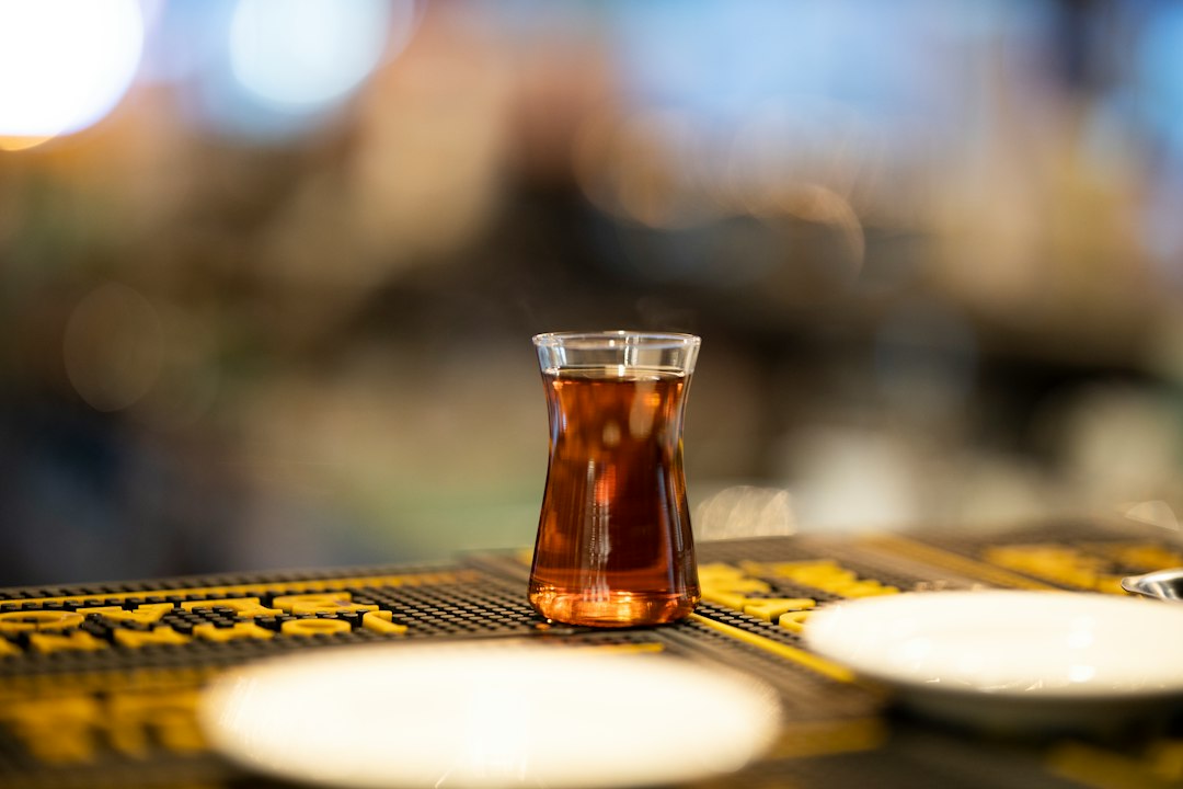 Tee in einem Glas